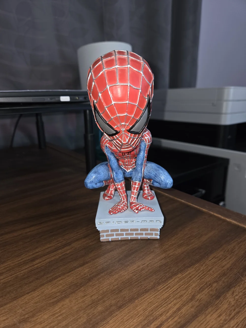Marvel Comics Spider-Man Head Knocker/Bobblehead Figure By NECA 2002, Great!